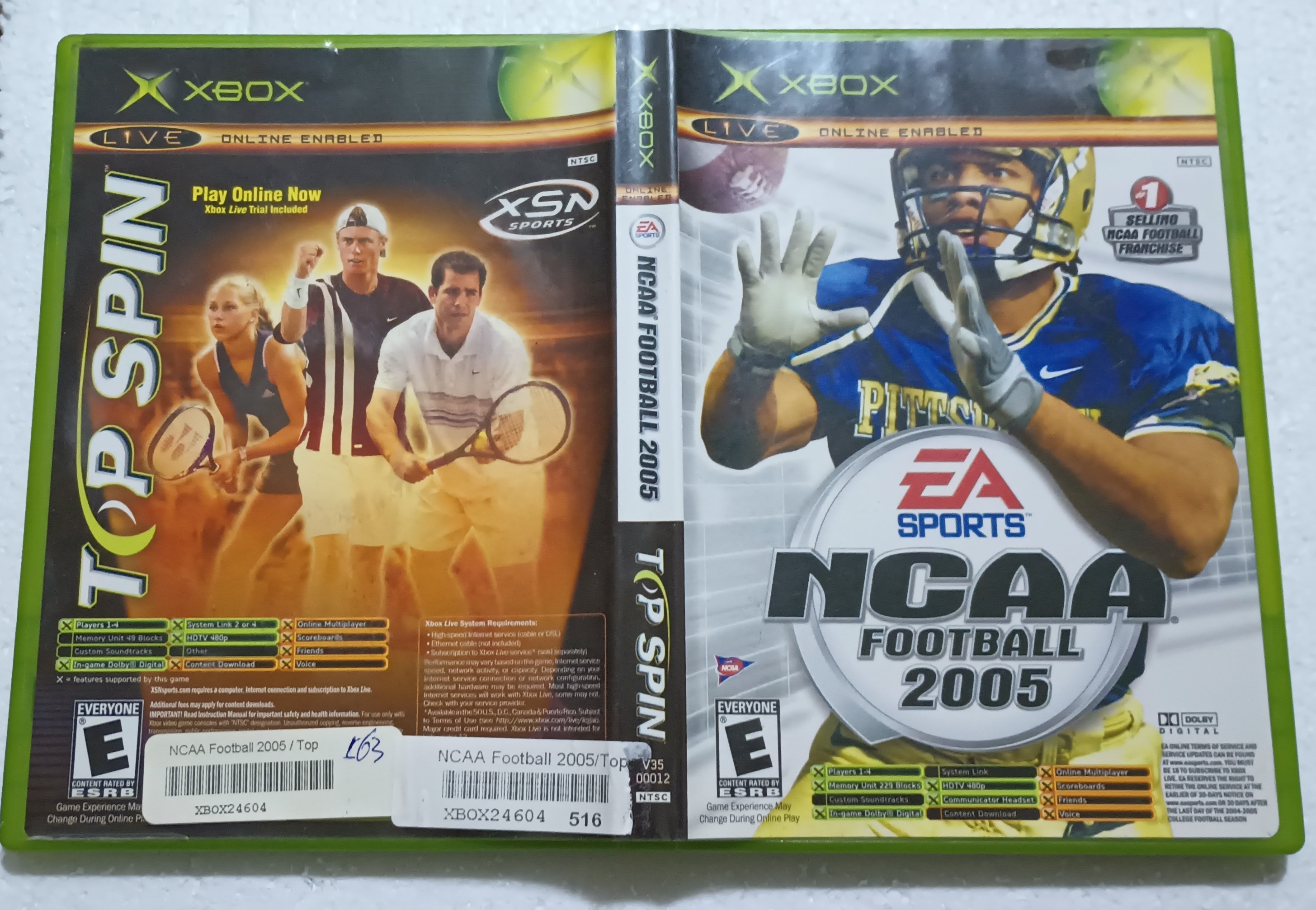 NCAA Football 2005/Top Spin